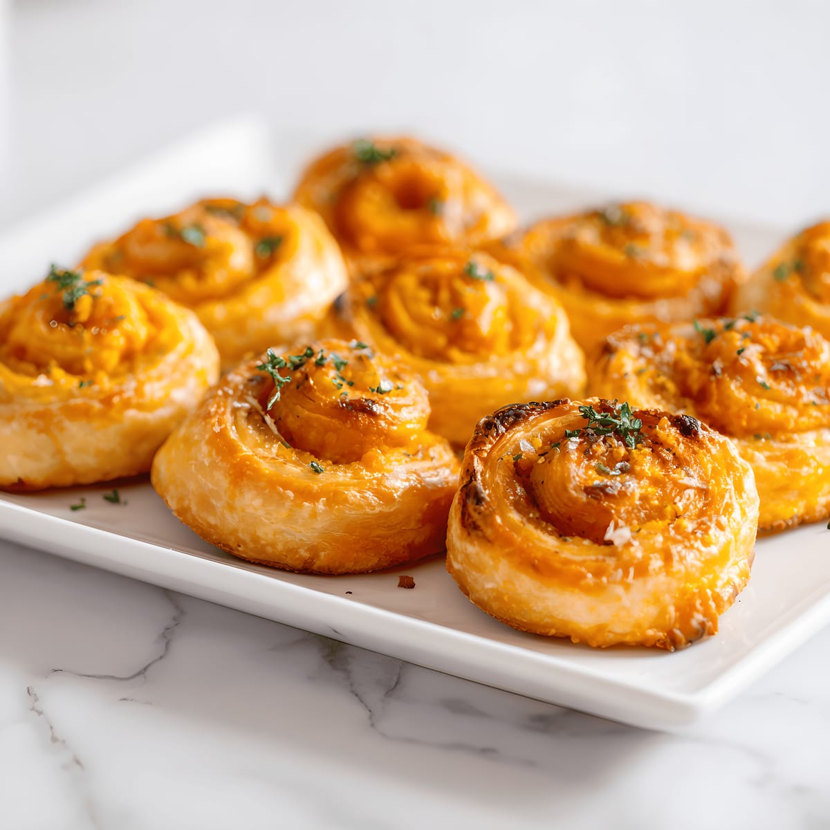 Pumpkin Puff Pastry Pinwheels Recipe