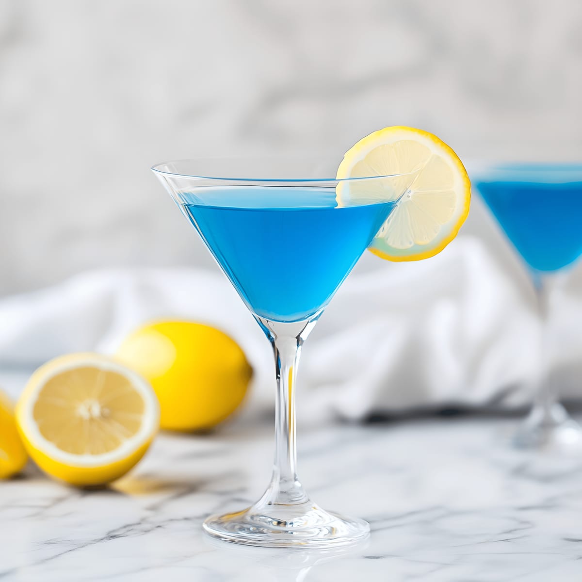 Blue Lemon Martini
