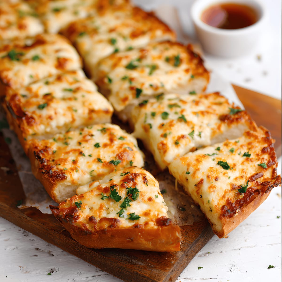 Cheesy Roasted Garlic Bread Recipe